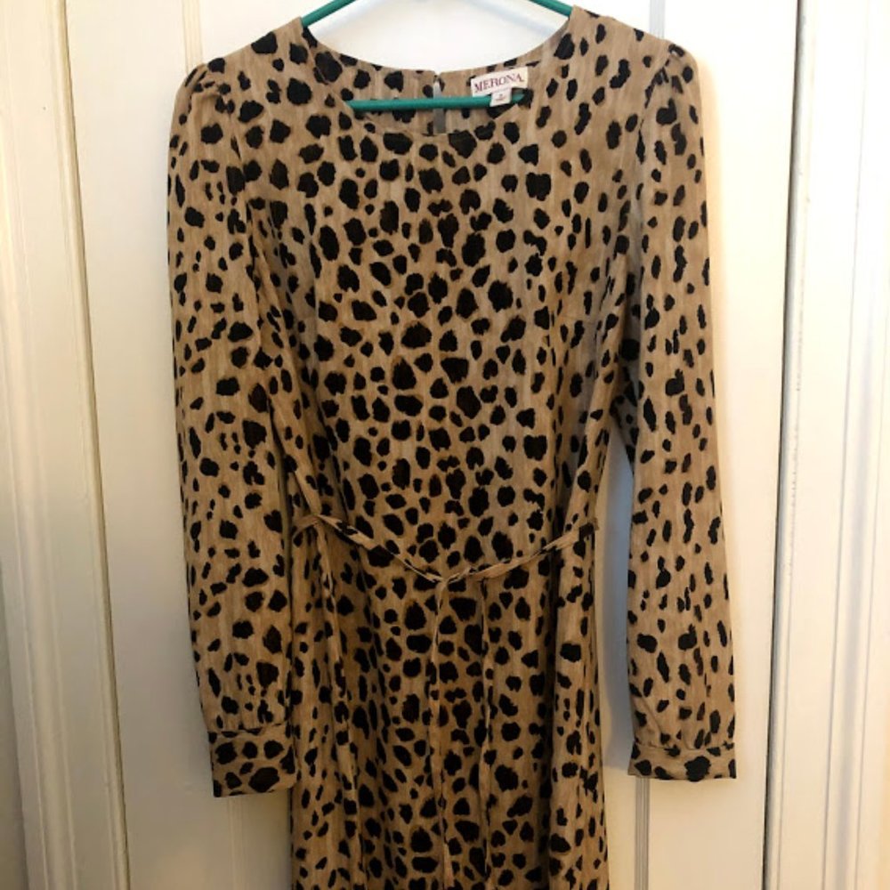 Leopard print dress